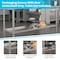 Flash Furniture Galvanized Under Shelf for 24 x 60 Work Tables NH-GU-2460-GG - alternate 10